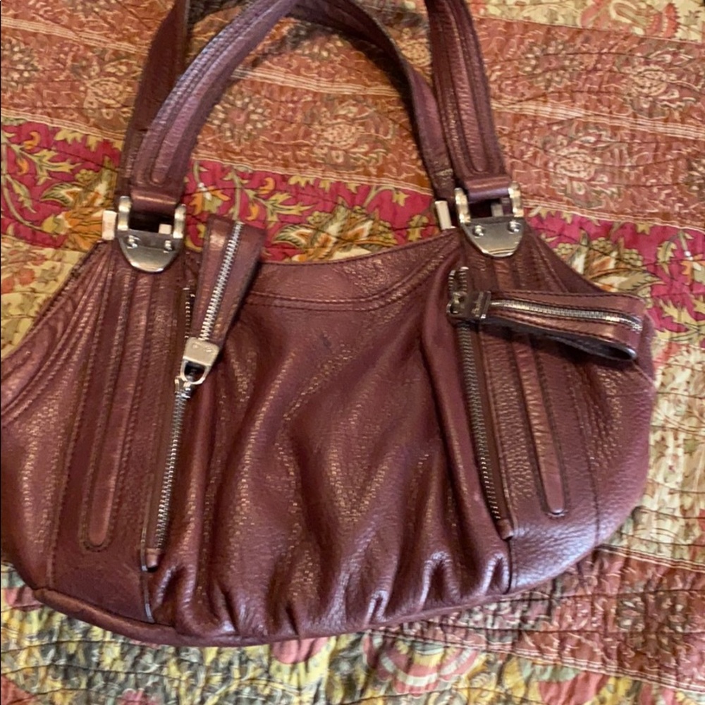 Burgundy B Makowsky purse